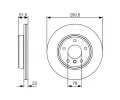 BOSCH Brzdov kotou - 300 mm BO 0986479S32, 0 986 479 S32