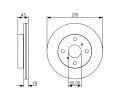 BOSCH Brzdov kotou - 235 mm BO 0986479S46, 0 986 479 S46