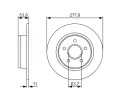 BOSCH Brzdov kotou - 278 mm BO 0986479S51, 0 986 479 S51
