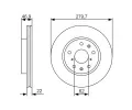 BOSCH Brzdov kotou BO 0986479S58, 0 986 479 S58