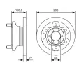 Brzdov kotou BOSCH ‐ BO 0986479S95