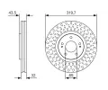 Brzdov kotou BOSCH ‐ BO 0986479T01