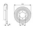 Brzdov kotou BOSCH ‐ BO 0986479T80