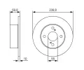 Brzdov kotou BOSCH ‐ BO 0986479T96