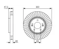 BOSCH Brzdov� kotou� - 300 mm&nbsp;&dash;&nbsp;BO 0986479U43