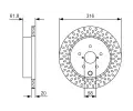 Brzdov kotou BOSCH ‐ BO 0986479V05