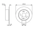 Brzdov kotou BOSCH ‐ BO 0986479V39