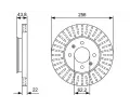 BOSCH Brzdov kotou ‐ BO 0986479W05