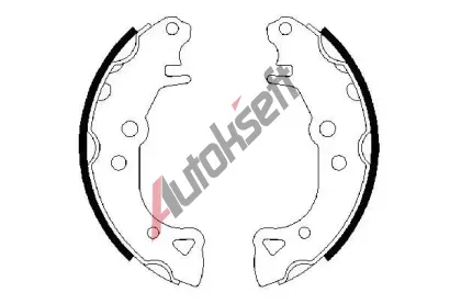 BOSCH Sada brzdovch elist BO 0986487252, 0 986 487 252