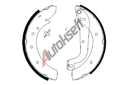BOSCH Sada brzdov�ch �elist� BO 0986487313, 0 986 487 313