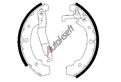 BOSCH Sada brzdových čelistí BO 0986487318, 0 986 487 318 BOSCH Sada brzdových čelistí BO 0986487318, 0 986 487 318