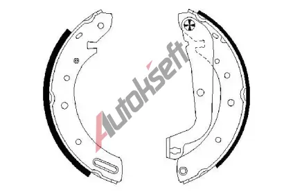 BOSCH Sada brzdovch elist BO 0986487583, 0 986 487 583