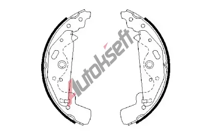 BOSCH Sada brzdovch elist BO 0986487643, 0 986 487 643