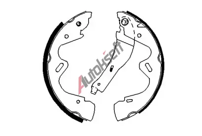 BOSCH Sada brzdov�ch �elist� BO 0986487700, 0 986 487 700