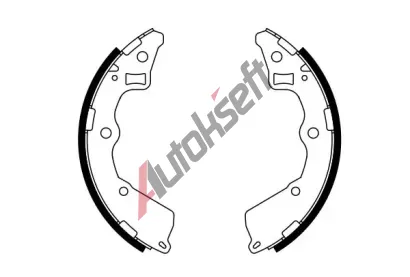 BOSCH Sada brzdovch elist BO 0986487757, 0 986 487 757