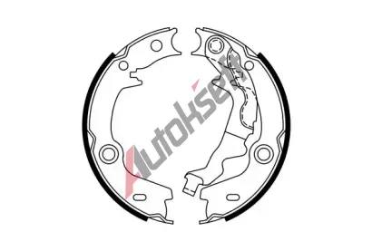 BOSCH Sada brzdovch elist - parkovac brzda BO 0986487761, 0 986 487 761
