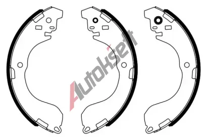 BOSCH Sada brzdovch elist BO 0986487962, 0 986 487 962