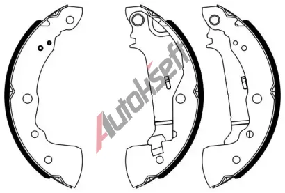 BOSCH Sada brzdových čelistí BO 0986487963, 0 986 487 963 BOSCH Sada brzdových čelistí BO 0986487963, 0 986 487 963