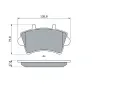 BOSCH Sada brzdovch destiek - kotouov brzda BO 0986494031, 0 986 494 031