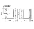 BOSCH Sada brzdovch destiek - kotouov brzda BO 0986494055, 0 986 494 055