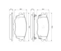 BOSCH Sada brzdovch destiek - kotouov brzda BO 0986494078, 0 986 494 078