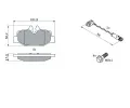 BOSCH Sada brzdovch destiek - kotouov brzda BO 0986494082, 0 986 494 082