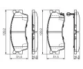 BOSCH Sada brzdovch destiek - kotouov brzda BO 0986494146, 0 986 494 146