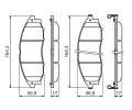 BOSCH Sada brzdovch destiek - kotouov brzda BO 0986494152, 0 986 494 152