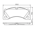 BOSCH Sada brzdovch destiek - kotouov brzda BO 0986494206, 0 986 494 206