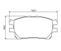 BOSCH Sada brzdovch destiek - kotouov brzda ‐ BO 0986494212