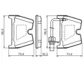 BOSCH Sada brzdovch destiek - kotouov brzda BO 0986494216, 0 986 494 216