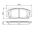 BOSCH Sada brzdovch destiek - kotouov brzda BO 0986494218, 0 986 494 218