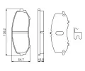 BOSCH Sada brzdovch destiek - kotouov brzda BO 0986494241, 0 986 494 241