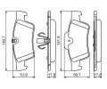 BOSCH Sada brzdovch destiek - kotouov brzda BO 0986494256, 0 986 494 256