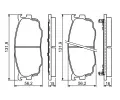 BOSCH Sada brzdovch destiek - kotouov brzda ‐ BO 0986494258