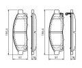 BOSCH Sada brzdovch destiek - kotouov brzda BO 0986494268, 0 986 494 268