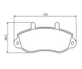 BOSCH Sada brzdovch destiek - kotouov brzda BO 0986494288, 0 986 494 288