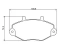 BOSCH Sada brzdovch destiek - kotouov brzda BO 0986494289, 0 986 494 289