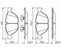 BOSCH Sada brzdovch destiek - kotouov brzda BO 0986494307, 0 986 494 307