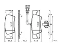 BOSCH Sada brzdovch destiek - kotouov brzda BO 0986494309, 0 986 494 309