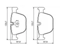 BOSCH Sada brzdovch destiek - kotouov brzda BO 0986494325, 0 986 494 325