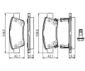 BOSCH Sada brzdovch destiek - kotouov brzda BO 0986494329, 0 986 494 329