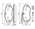 BOSCH Sada brzdovch destiek - kotouov brzda BO 0986494334, 0 986 494 334