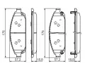 BOSCH Sada brzdovch destiek - kotouov brzda BO 0986494370, 0 986 494 370