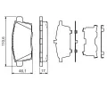 BOSCH Sada brzdovch destiek - kotouov brzda BO 0986494376, 0 986 494 376