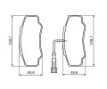 BOSCH Sada brzdovch destiek - kotouov brzda BO 0986494391, 0 986 494 391