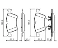 BOSCH Sada brzdovch destiek - kotouov brzda BO 0986494427, 0 986 494 427