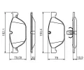 BOSCH Sada brzdovch destiek - kotouov brzda BO 0986494429, 0 986 494 429