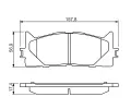 BOSCH Sada brzdovch destiek - kotouov brzda BO 0986494430, 0 986 494 430