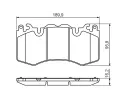 BOSCH Sada brzdovch destiek - kotouov brzda BO 0986494440, 0 986 494 440